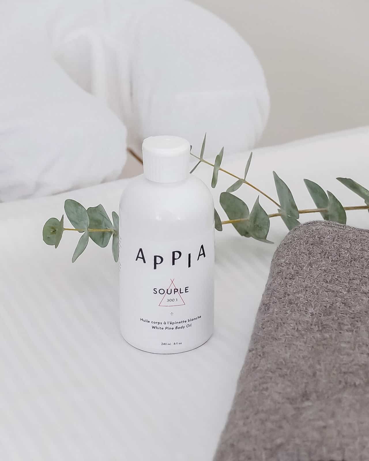 Skincare products by Appia