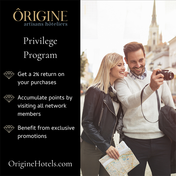Stay at le saint-sulpice hôtel montreal and collect ôrigine artisans hôteliers points with your card